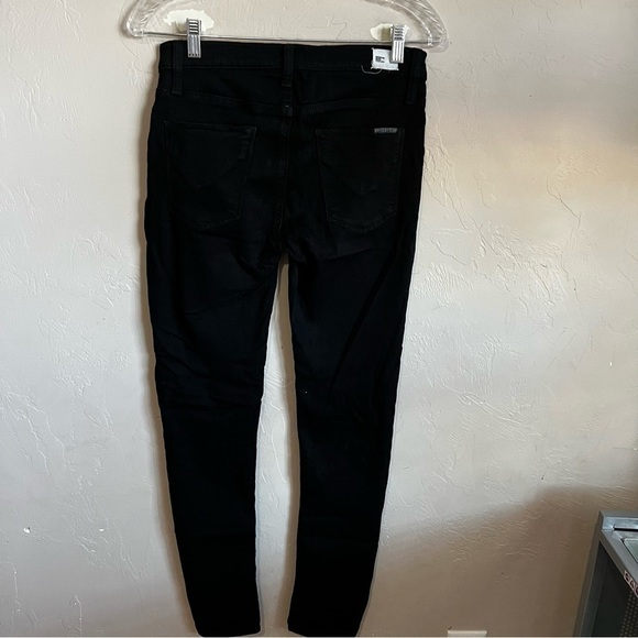 Hudson Black Nico Mid-rise Distressed Super Skinny Denim Jeans - Picture 10 of 10